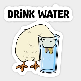 Drink Water Sticker